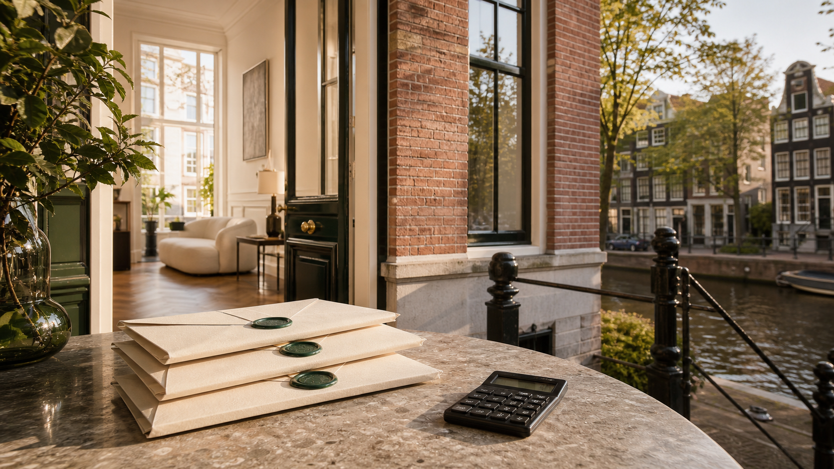 How much should you bid above the asking price in Amsterdam?